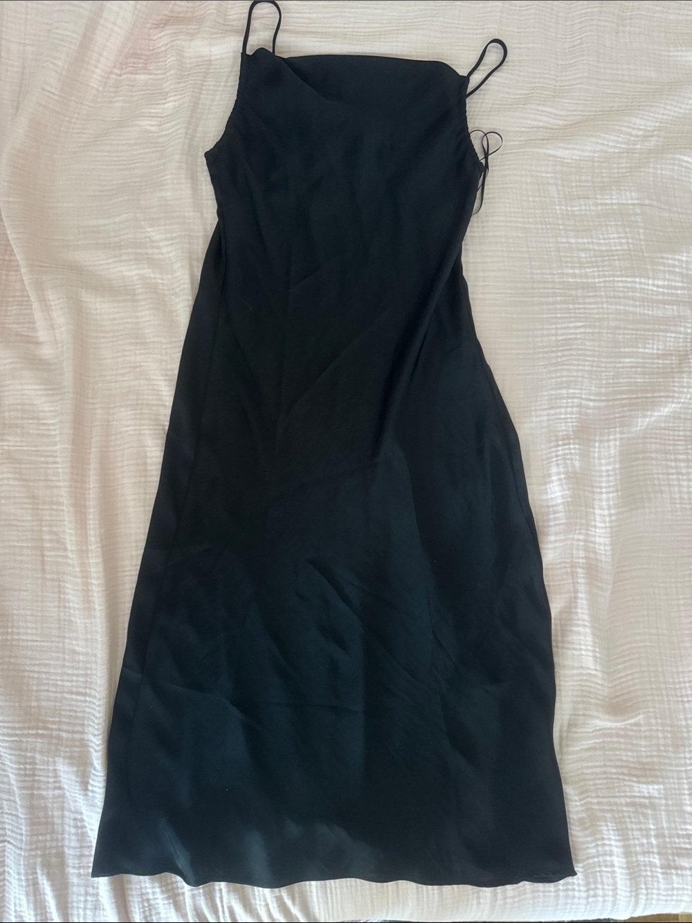 Zara Classic Black Slip Dress